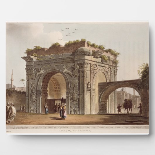 Photo Arc de Triomphe de Tripoli à Barbary, plaque 24 f (Devant)
