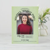 Photo Arch Goodbye Farewell Party Invitation (Debout devant)