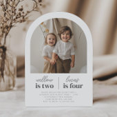 Photo Arch - Invitation conjointe à l'anniversaire
