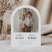 Photo Arch - Invitation conjointe à l'anniversaire