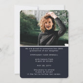 Photo Arch moderne 2 Couleur Faire-part de graduat (Dos)