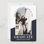 Photo Arch moderne 2 Couleur Faire-part de graduat (Devant)