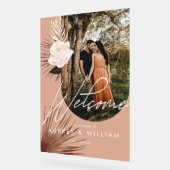 Photo Arch moderne Boho Watercolor Florals Mariage (Angle)