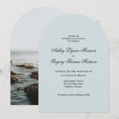 Photo Arch Shaped Wedding Invitation (Devant / Derrière)