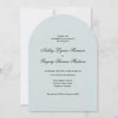 Photo Arch Shaped Wedding Invitation (Devant)