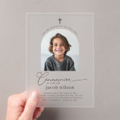 Photo Arché First Communion Boy Invitation (In situ (ordinateur de poche))