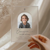 Photo Arché First Communion Boy Invitation