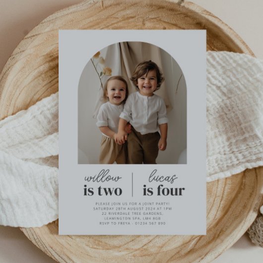 Photo Arché - Invitation conjointe à l'anniversair