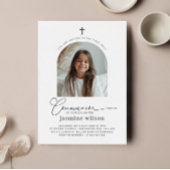 Photo Arché Première communion Invitation fille