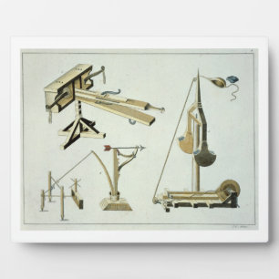 Photo Armes à fronde, plaque de 'A History of the Develo