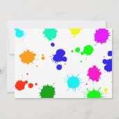 Photo Art anniversaire invitation Artisanat de pei (Dos)