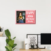 Photo Art déco biseauté rose (Bureau à domicile)