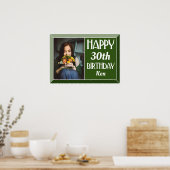 Photo Art déco vert 30e anniversaire (Cuisine)