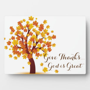 Photo Automne Remercier Plaque