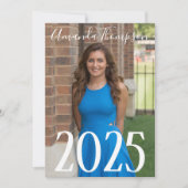 Photo avec Chalkboard backside Grad Invitation 5"  (Devant)