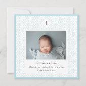 Photo Baby Boy Name Faire-part de naissance (Devant)