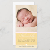 PHOTO BABY FAIRE-PART :: beau type 2 (Devant / Derrière)