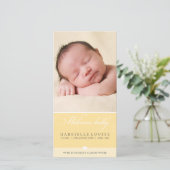 PHOTO BABY FAIRE-PART :: beau type 2 (Debout devant)