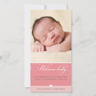 PHOTO BABY FAIRE-PART :: charmant type 1