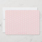 PHOTO BABY FAIRE-PART superposition initiale fille (Dos)