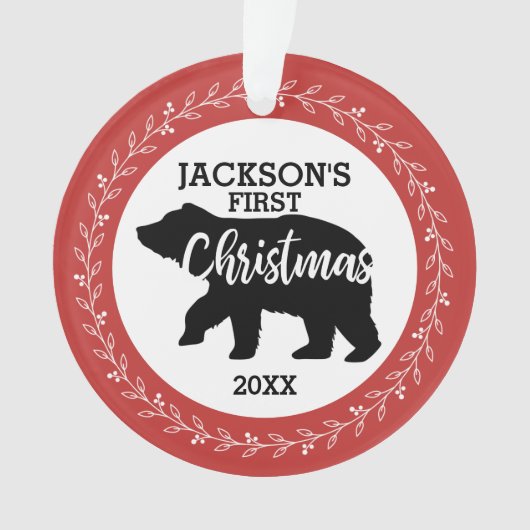 Photo Baby First Christmas (devant)