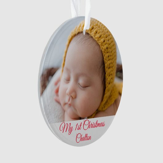 Photo Baby First Christmas (devant)