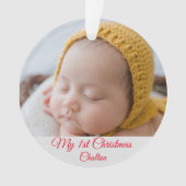 Photo Baby First Christmas (devant)
