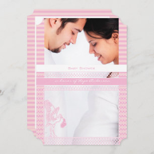 Photo Baby Girl Shower Invitations