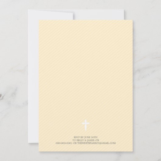 PHOTO BAPTISM INVITATION :: beau type 2 (Dos)
