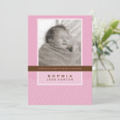 PHOTO BAPTISM INVITATION :: dit doucement 2P (Debout devant)