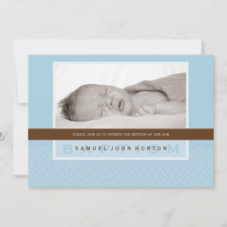 PHOTO BAPTISM INVITATION :: dit doucement 4L