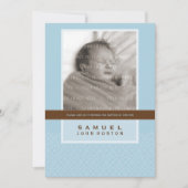 PHOTO BAPTISM INVITATION :: dit doucement 4P (Devant)