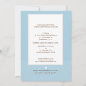 PHOTO BAPTISM INVITATION :: dit doucement 4P (Dos)