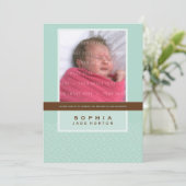 PHOTO BAPTISM INVITATION :: dit doucement 5P (Debout devant)