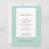 PHOTO BAPTISM INVITATION :: dit doucement 5P (Dos)