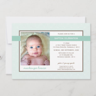 PHOTO BAPTISM INVITATION :: gloire 2L