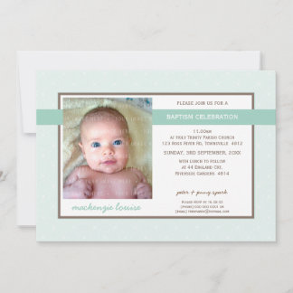 PHOTO BAPTISM INVITATION :: gloire 2L