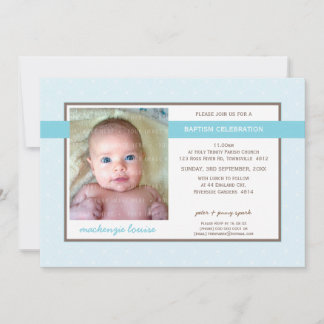 PHOTO BAPTISM INVITATION :: gloire 4L
