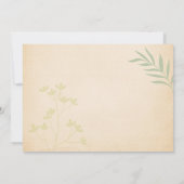 Photo Baptism Invitation Kaart (Achterkant)