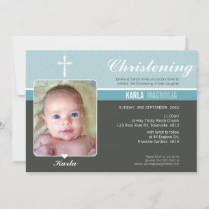 PHOTO BAPTISM INVITATION : paix 5 L