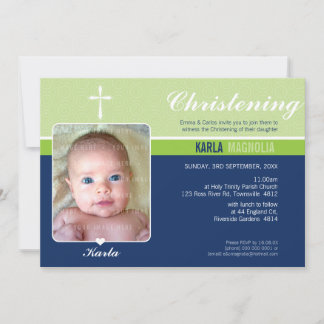 PHOTO BAPTISM INVITATION :: peace 2 L