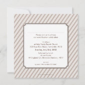PHOTO BAPTISM INVITATIONS :: candystripes 8SQ (Dos)