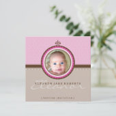 PHOTO BAPTISM INVITATIONS :: fantastique 3SQ (Debout devant)
