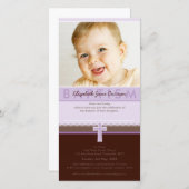 PHOTO BAPTISME INVITATIONS :: pure 1 (Devant / Derrière)