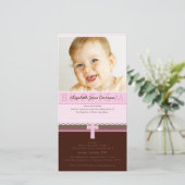 PHOTO BAPTISME INVITATIONS :: pure 2 (Debout devant)