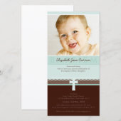 PHOTO BAPTISME INVITATIONS :: pure 3 (Devant / Derrière)