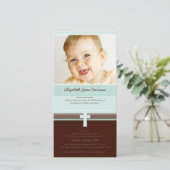 PHOTO BAPTISME INVITATIONS :: pure 3 (Debout devant)