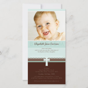 PHOTO BAPTISME INVITATIONS :: pure 3