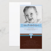 PHOTO BAPTISME INVITATIONS :: pure 5 (Devant / Derrière)