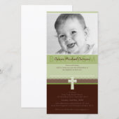 PHOTO BAPTISME INVITATIONS :: pure 6 (Devant / Derrière)